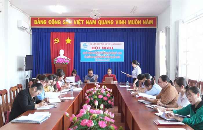 Hội Phụ nữ thị xã Vĩnh Châu sơ kết quý 1 năm 2023   
